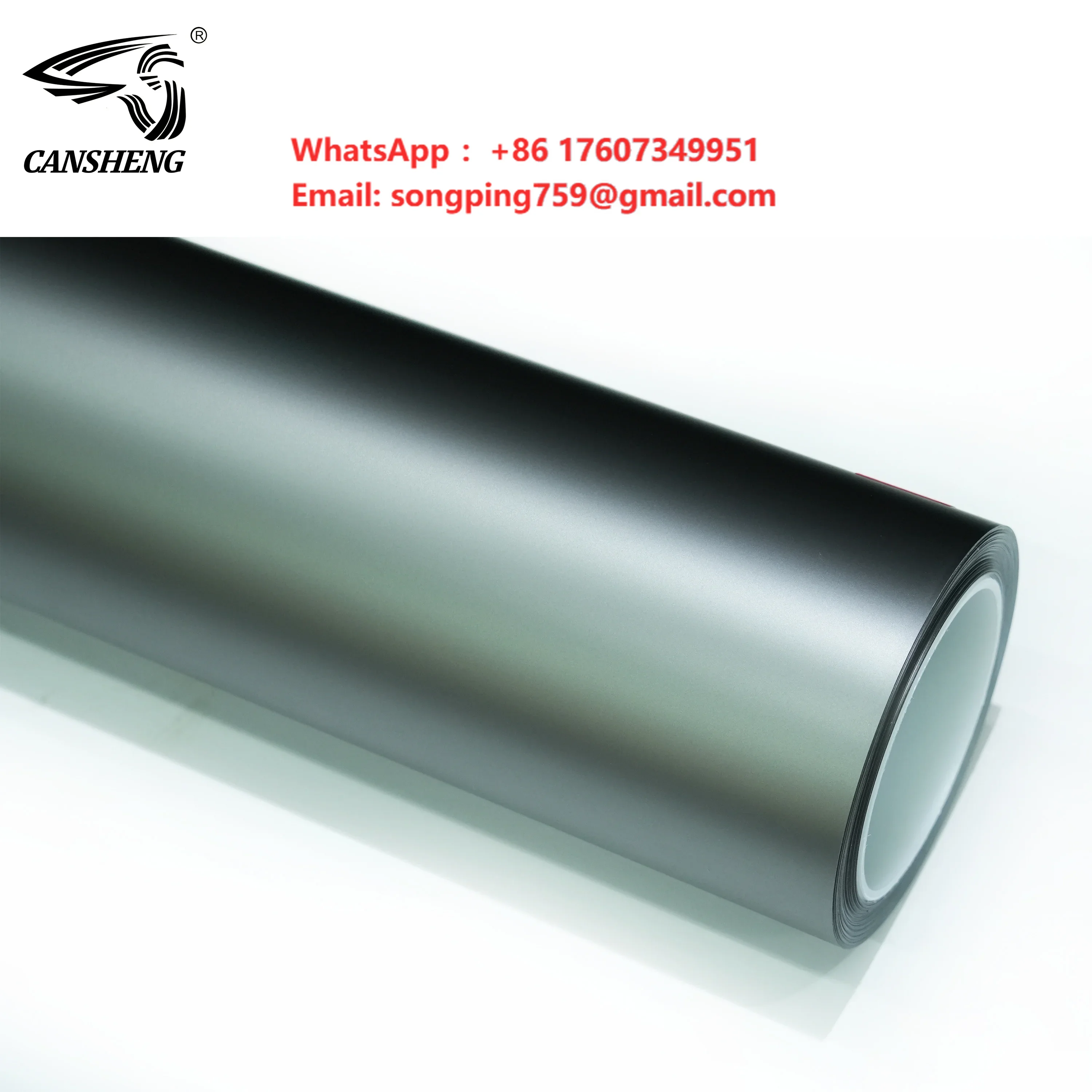 Free Samples TPU PPF Car Wrapping Vinyl High Quality Car Film Wrap Self Healing Matte Dark Silver Paint Protection Film
