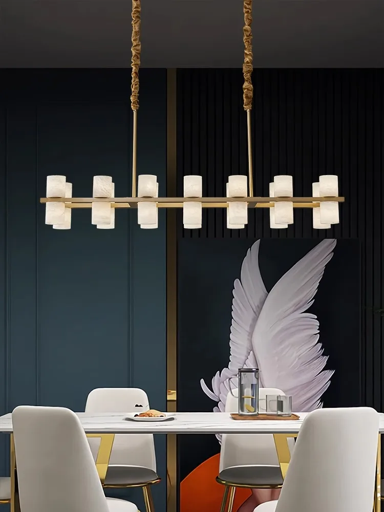 G4 Led 2025 New Trend Marble Collection Gold Chrome Chandelier Lighting Lustre Suspension Luminaire Lampen For Living Room