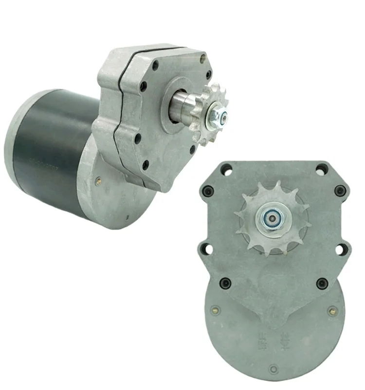 

12V 24V 600W 45RPM DC Motor with Sprocket 60V Fertilization Rotary Tiller Agricultural Electric Roller