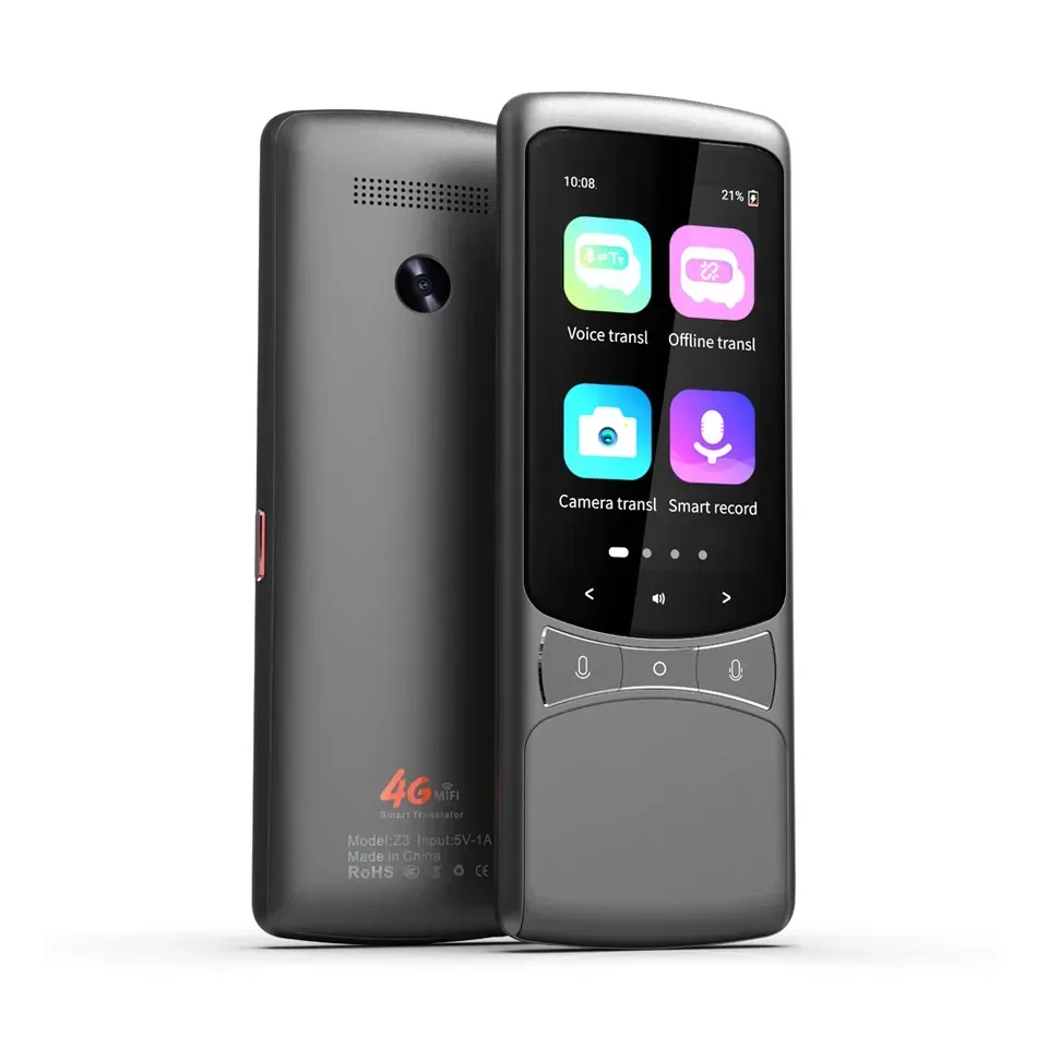 Z3-4g 10 Languages Offline Translation 134 Online Language And Accents Portable Real-time Voice Translation Translator Device