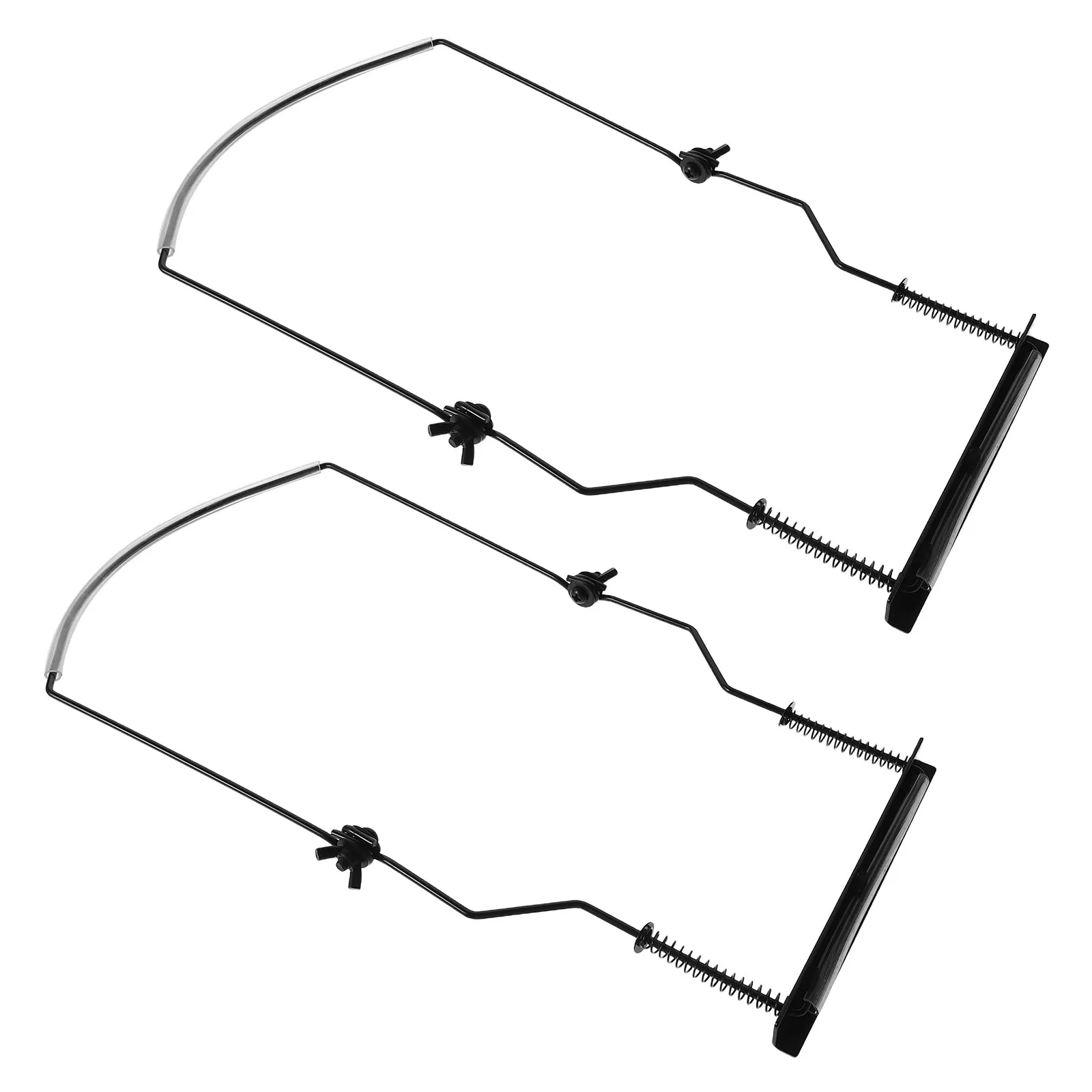 

2Pcs Harmonica Neck Holder Strong Metal Construction Fits 10 Hole Comfortable Fit Handsfree Performance Enhanced Control