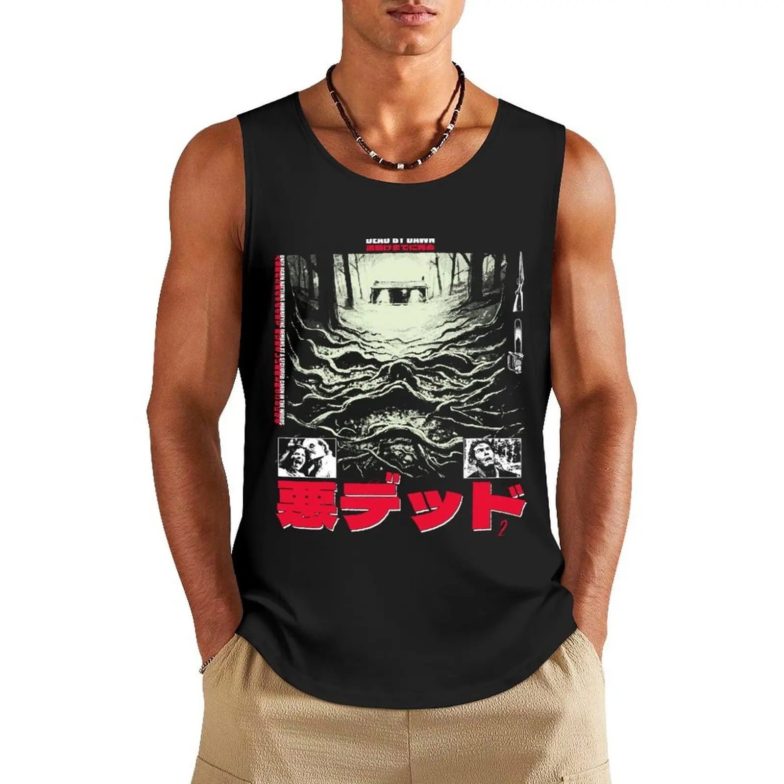 

The Cabin - Evil Dead Tank Top summer clothes for men t-shirt Men's men clothes
