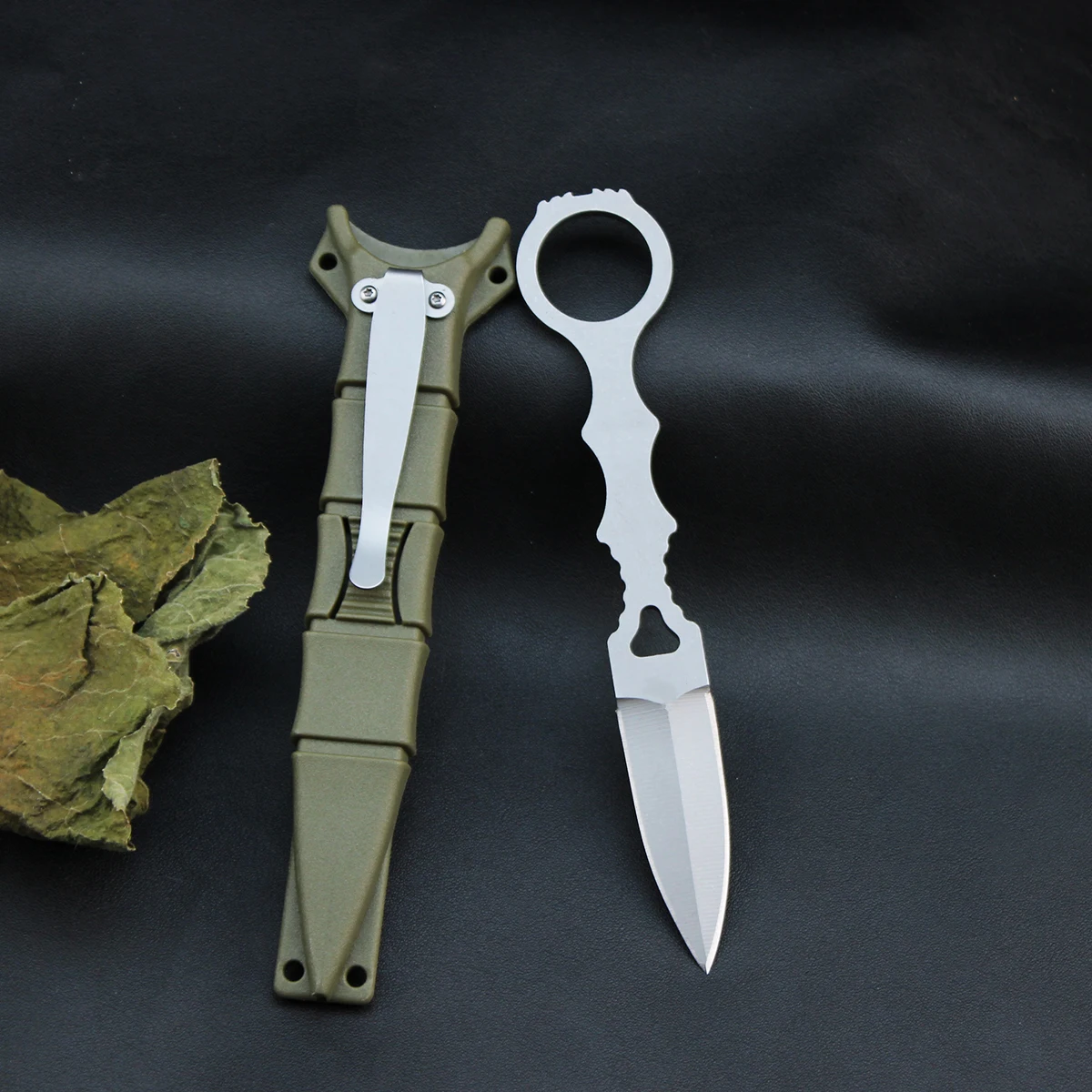 

BM Butterfly 176 Outdoor Survival Small Straight Knife High Hardness EDC Portable Pocket Knife Hiking Knife