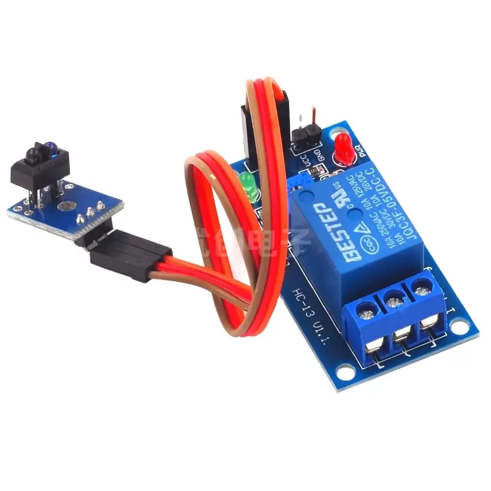 1 channel infrared tracking tracking relay 5V sensor module  12V with small board to tube photoelectric reflection application