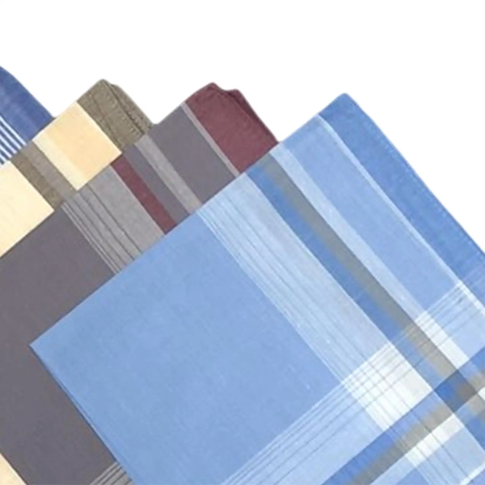 Cotton Men's Handkerchiefs Hankies Premium Pocket Square for Prom Accessory