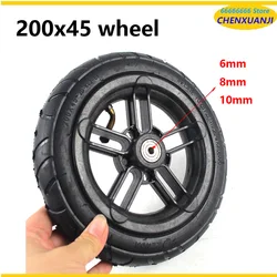 6mm 8mm 10mm inner hole Good quality wheel 200x45 wheel 8 inch Castor Wheel with Tyre & Tube motorcycle parts electric scooter