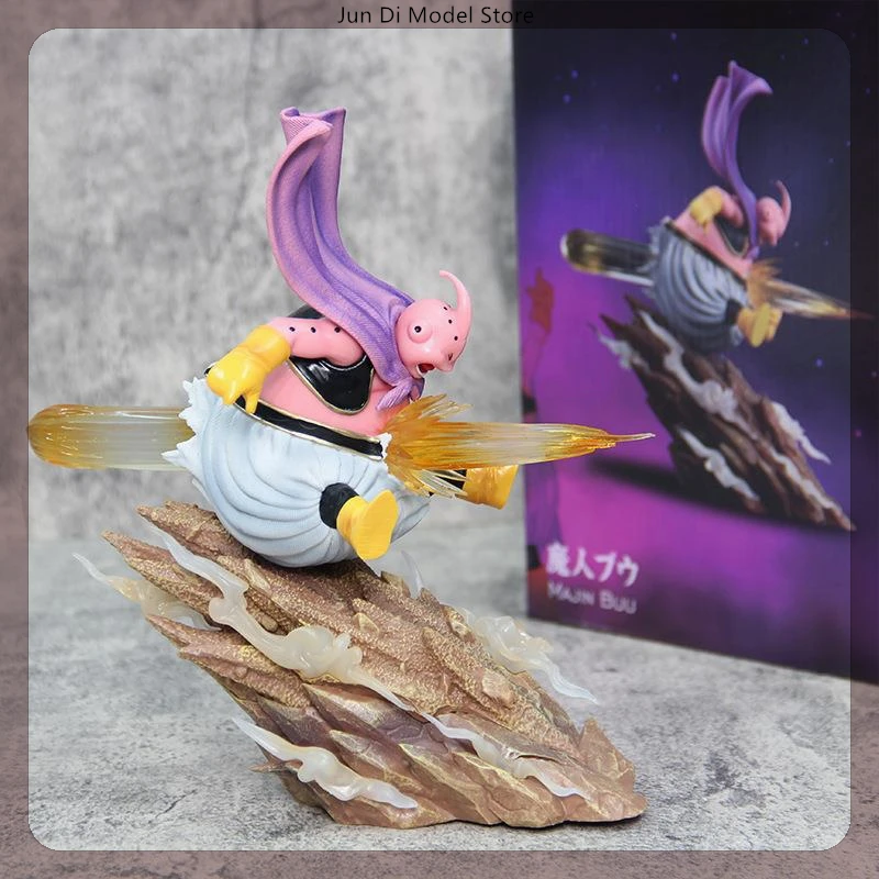 21cm Dragon Ball Majin Buu Be Penetrated Anime Figure Boxed Model Statue Boys Collection Desktop Decoration Ornament Toys Gifts