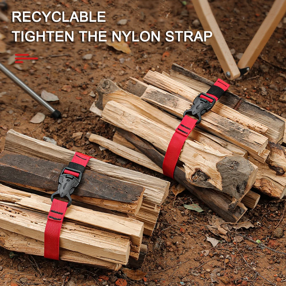 

60/100/150 см нейлоновый грузовой застежкой, портативный ремень для багажа, быстросъемный ремень с пряжкой для кемпинга, дорожных наборов инструментов