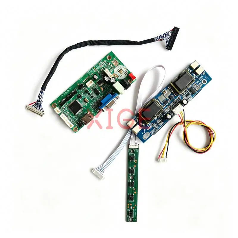 Monitor Controller Drive Board Fit LM170E01 SVA170SX01TB LM170E02 LM170E03 1280x1024 4CCFL LVDS 30Pin 1280*1024 HDMI+VGA DIY Kit