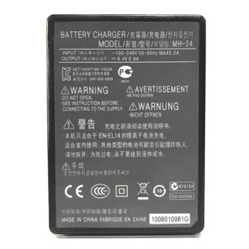 Camera Battery For Nikon EN-EL14 EN-EL14A Lithium Battery D5100 D3400 D5300 D5500 D5600 Camera