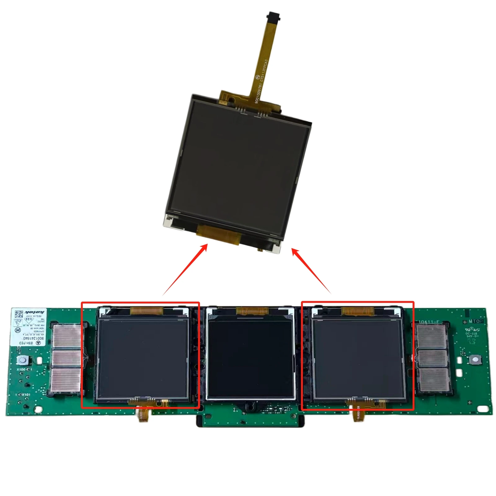 Original LCD Display Touch Screen Digitizer Panel For Bosch Serie 8 Oven Microwave CTL636ES1 CMG636BB1 Replacement Repair Part