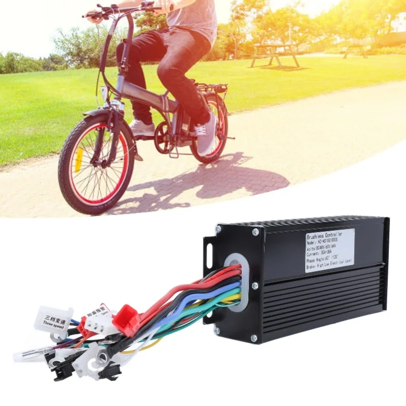 

Контроллер для электросамоката 48В 60В 64В 1000Вт, профессиональный, из алюминиевого сплава, сменный, для умного электровелосипеда, бесщеточный двигатель