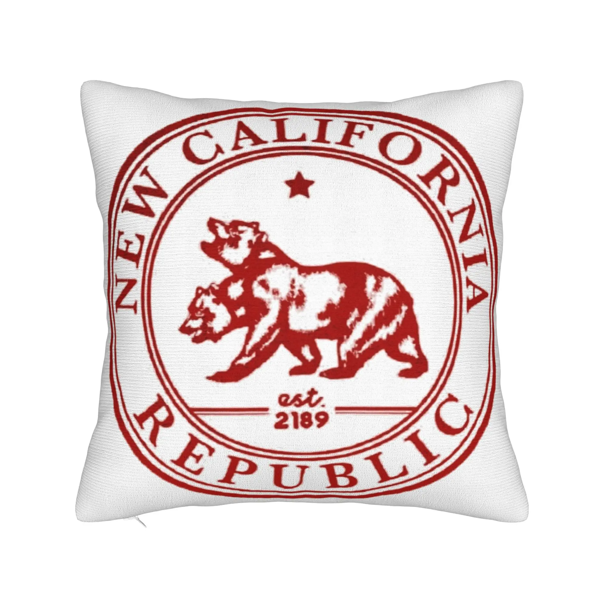Decorative Pillow Cover Republic California Merchandise Bed  Throw Pillow Case Cover Square Multi-Size