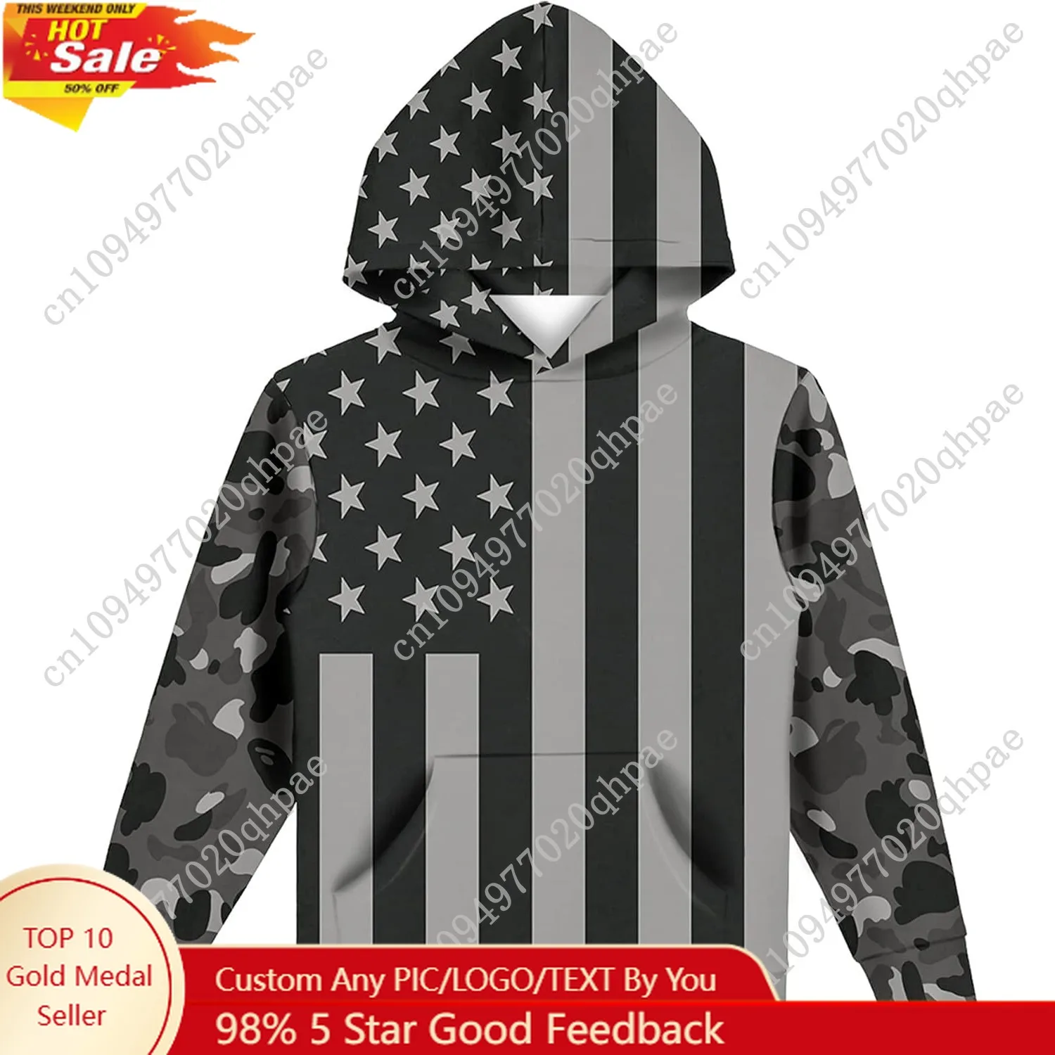 

Unisex Boys Girls Hoodies 3D Printed Hooded Sweatshirts for Kids Pullovers with Pockets 6-15 Years