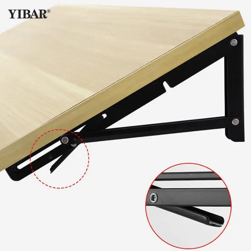 Caravan Triangle Folding Angle Bracket Heavy Support Adjustable Wall Shelves Mounted Table Shelves Home Hardware