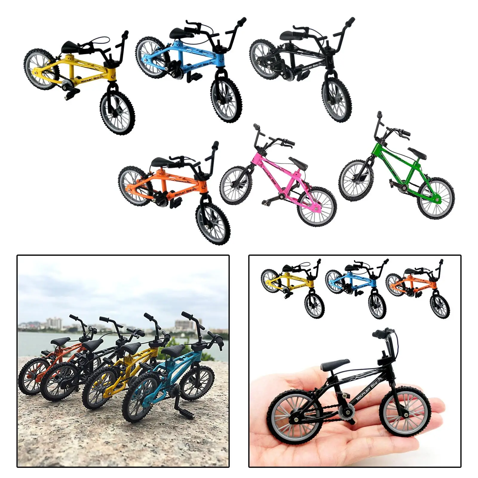 1/18 Mini Model Mini Toy Simulation Miniature for Kids Boys Mountain Bike Model for Home Party Office Decoration Ornaments