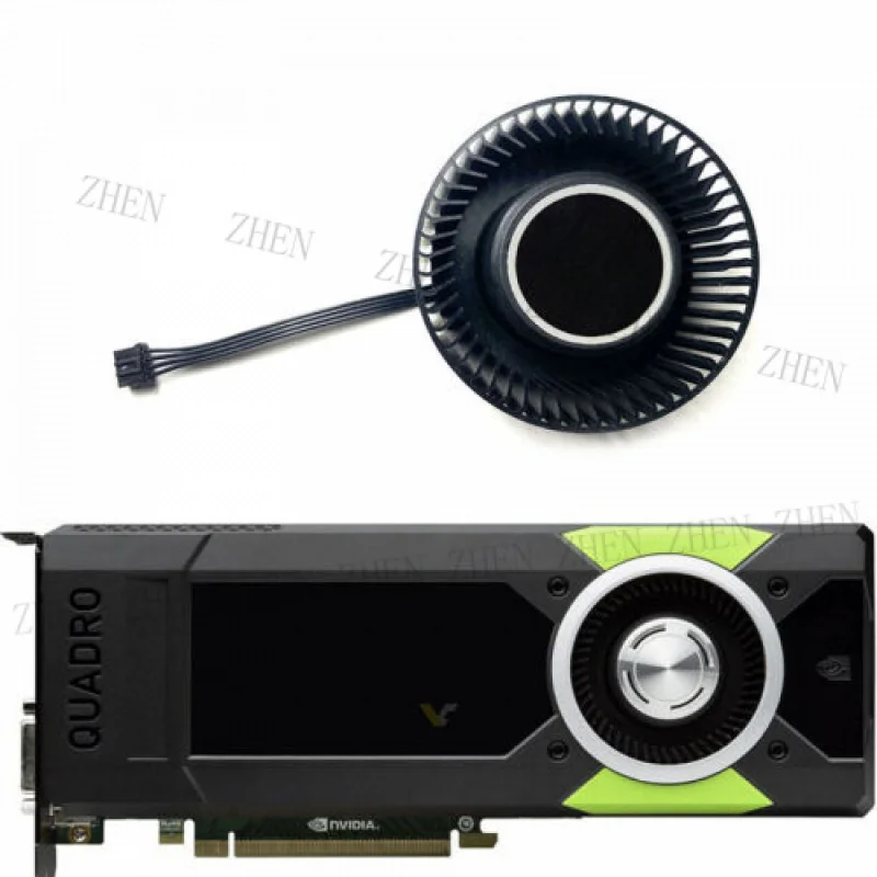 Y For NVIDIA Quadro LEADTEK M5000/M6000/P5000/P6000/K6000 Cooler Graphics Card Fan
