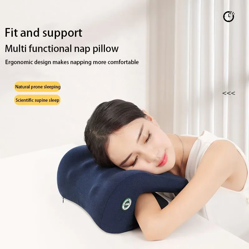 Neck Support Office Rest Lunch Break Orthopedic Student Desk Sleeping Memory Foam Nap Pillow For Travel Headrest