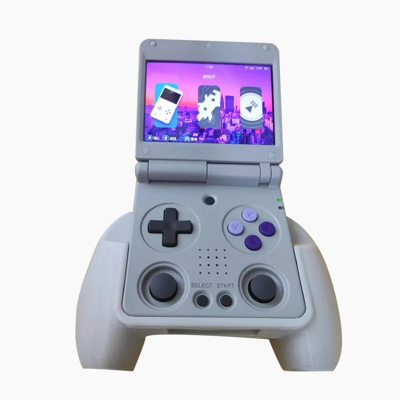 Anbernic RG34XXSP グリップ快適なゲームコンソール RG34XX SP 人間工学に基づいたハンドルグリップホルダーシェルケースアクセサリー