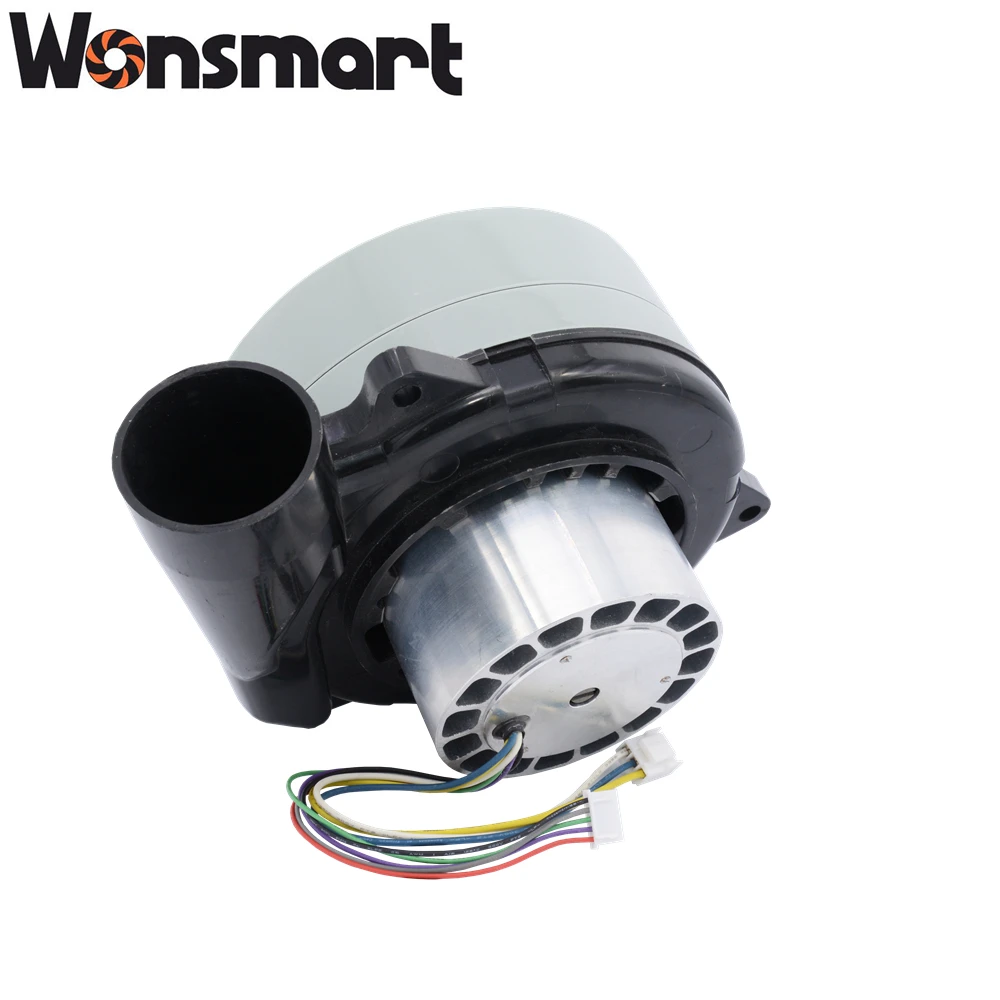 140mm 14.5kPa Blower Udara Tekanan Sedang 2" Kipas Inline Blower Pompa Udara Kipas Tiup 48vdc Blower Udara Elektrik untuk Hewan Peliharaan