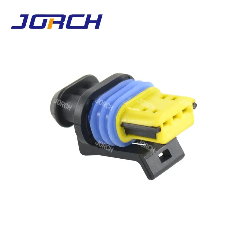 10 zestawów 3-pinowych 1,5 mm delphi auto plastikowych wodoodpornych złączy kablowych wiązki przewodów 15336029 — zdjęcie 7
