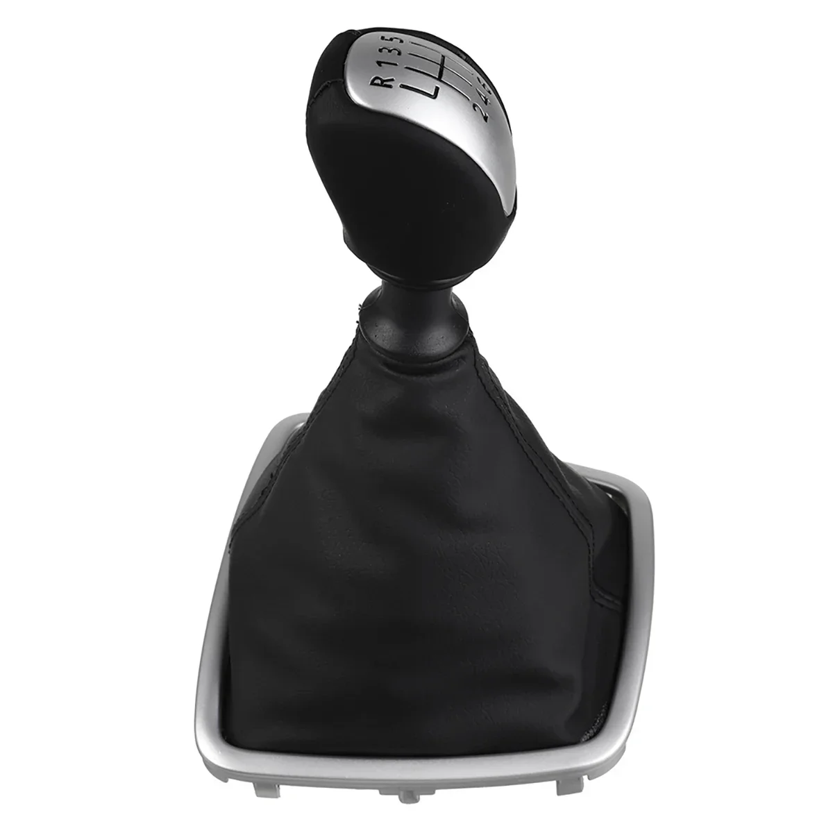 Gear Shift Knob Leather Gaiter Boot Cover 6 Speed Lever Shifter Handle Stick Boot Gaitor For Renault/Laguna Mk3 2007-2015 Manual
