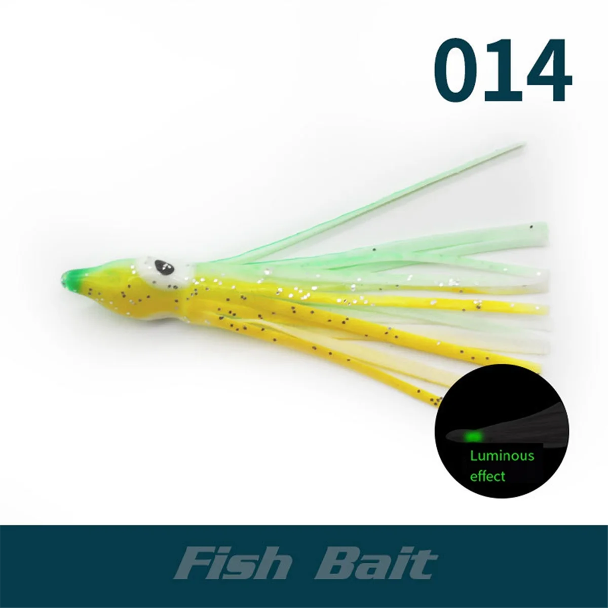 

Portable Luminous Octopus Soft Bait PVC Octopus Bait Fake Fish Bait 014