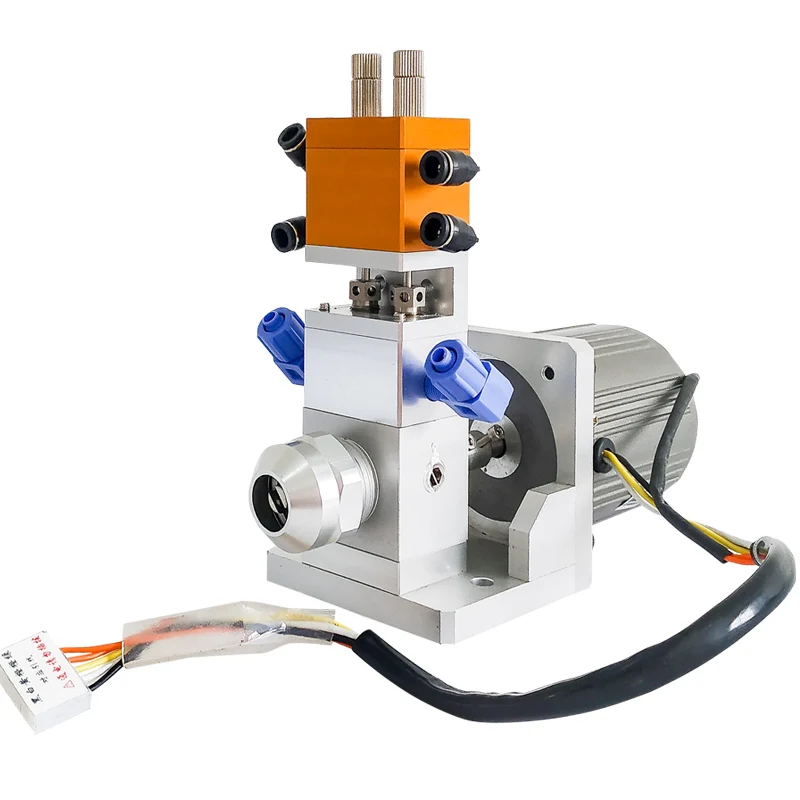 

DJF-30 Electric mixing dynamic AB double liquid dispensing valve with motor Proportional adjustable glue disposable valve