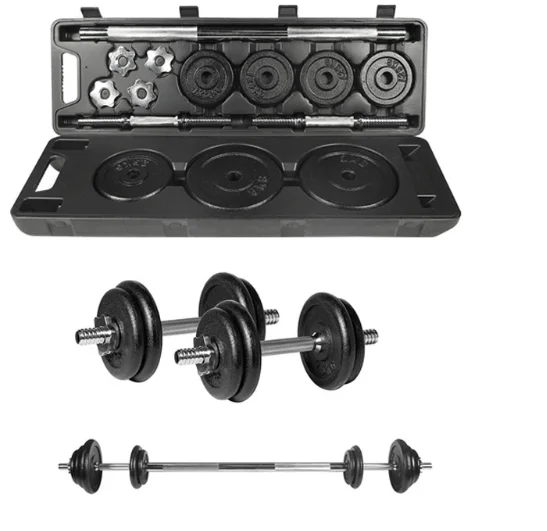2026 High Quality Cast Iron and Painting Weight Adjustable Dumbbell Set 50kg Custom Logo Fitness & Exercise Gear for Gym Useprom