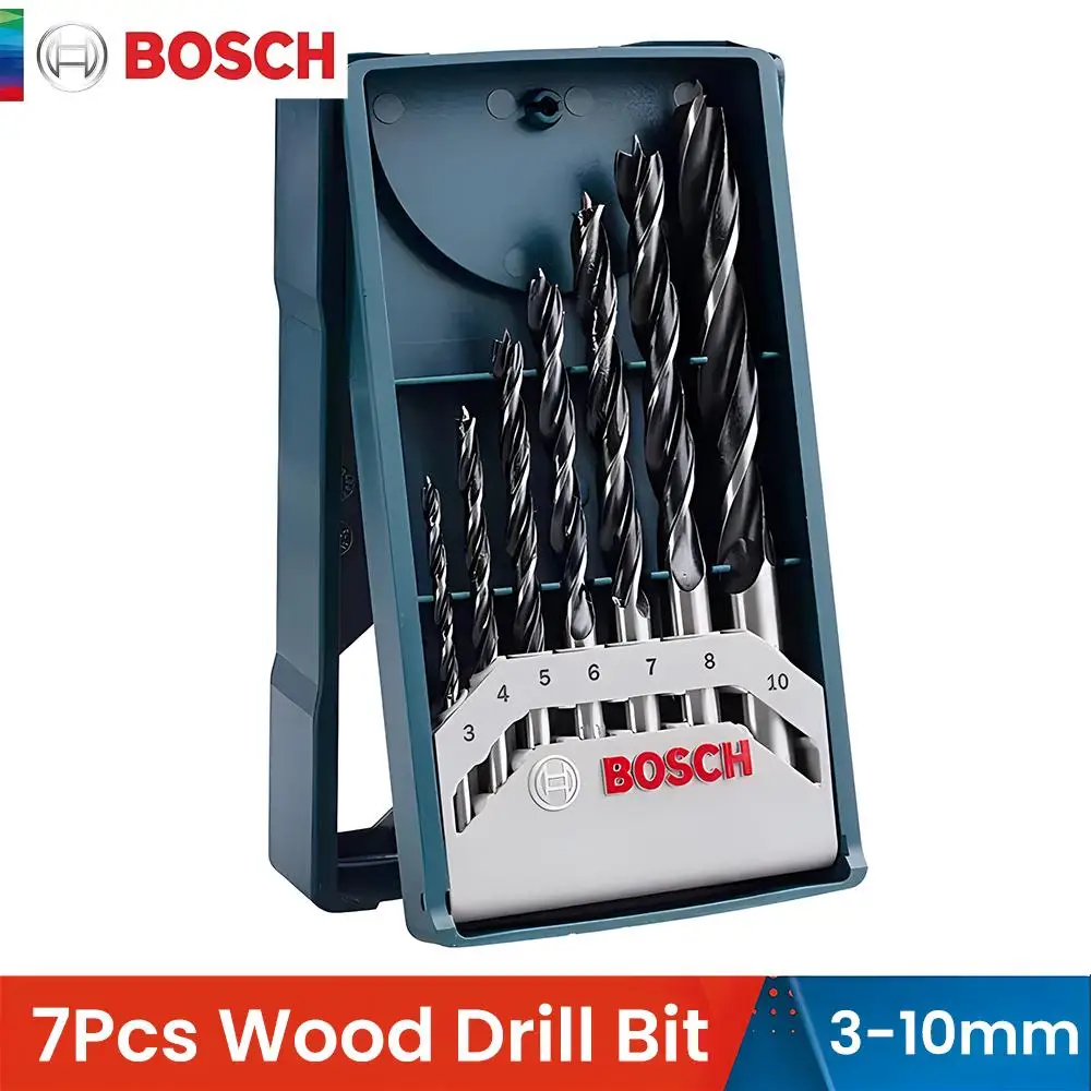 Bosch-kit de Brocas para Madeira Ponta de Perfuração Autocentrante Metal Duro Alta Dureza Ferramentas Elétricas Madeira 310 mm Peças