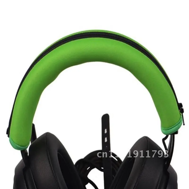 Headband Cushion Pads Bumper Cover Zipper for Razer Kraken PRO 7.1 V2 Headphones