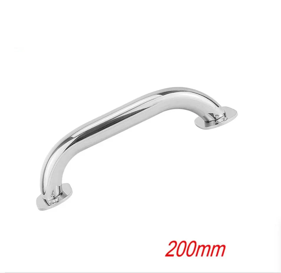 Boat Accessories Marine 200mm Marine Stainless Steel 316 Grip Handle Deck Handrail Polished Boat / RV /Bath Grip Handle 1pc