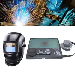 Solar Panel Welding Helmet Eyes Protector Auto Darkening Soldering Cap Filter Lens LCD Dimming Screen for Welder Supplies