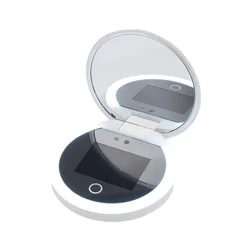 Smart UV Sunscreen Test Camera Makeup Mirror with LED Portable Rechargeable Mirror Beauty Sunscreen Detection Makeup