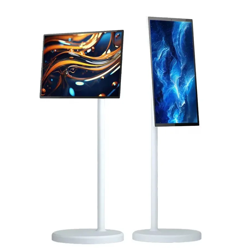 27 Inch Touch Screen Portable TV With Android Operating System Built-in Battery And Intelligent Rotation