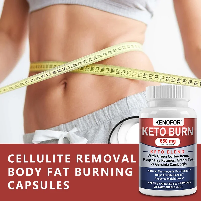 Effective Keto Weight Loss Capsules, Thermogenic Fat Burners for Men and Women, Ketone Supplement for Ketosis and Focus