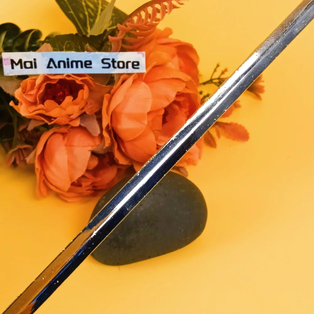 10인치 스틸 로로노아 조로 카타나 철 닌자 나이프 금속 애니메이션 조로 검 실제 크기 카타나 오리지널 사무라이 검 무딘 장난감 선물