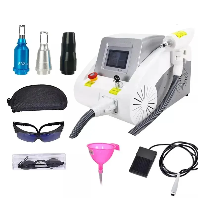 

2023New Q switched and yag 1320 1064 532nm tattoo removal machine for peeling carbon and pigmentation