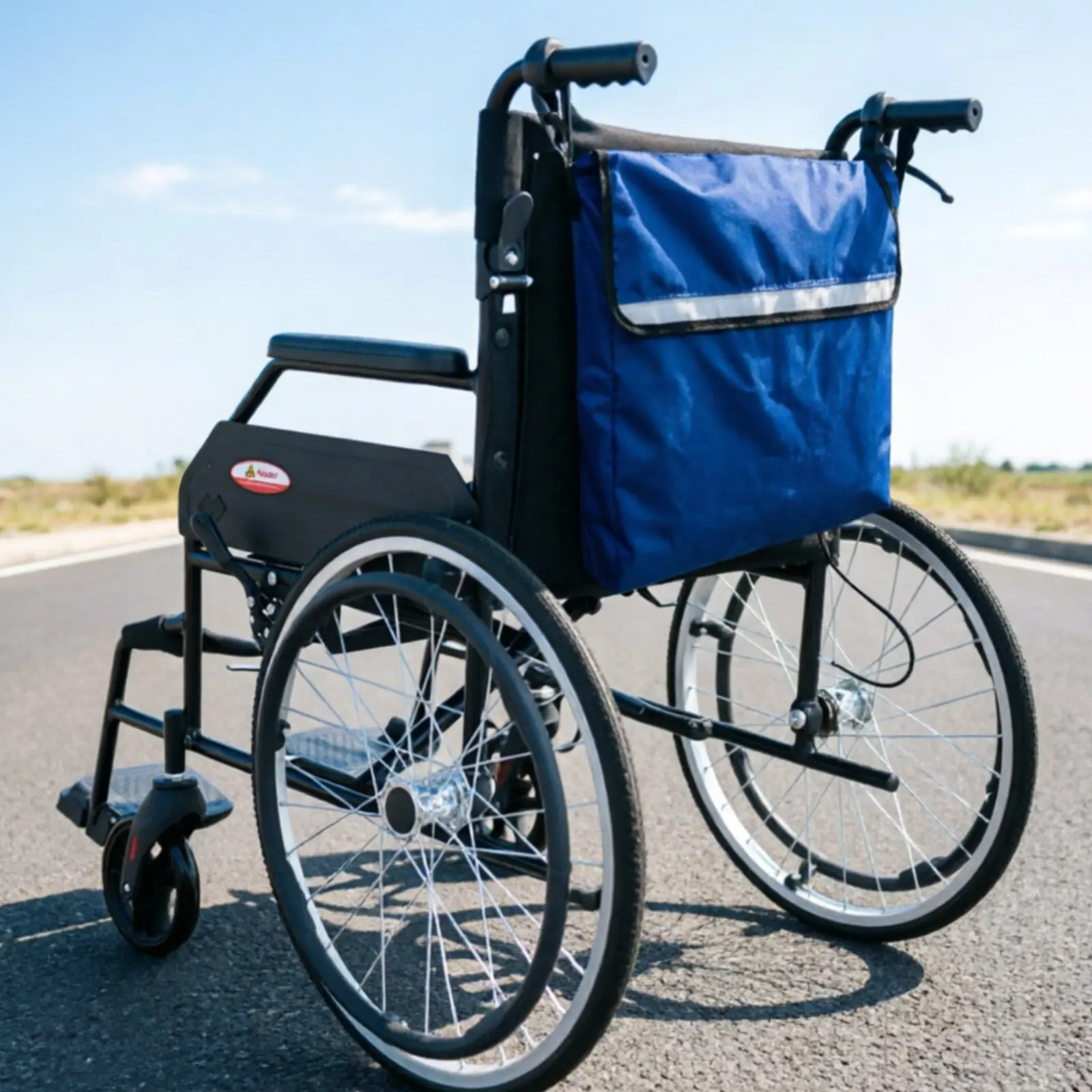 Rear Storage Bag Large Capacity Storage Bag Mobility Scooter Saddlebag Easy Installation Universal Fit