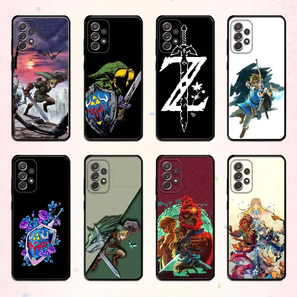 

Game The LegendS Z-ZeldaS Phone Case For Samsung S 25,24,23,22,30,21,10,9,Ultra,Plus,Lite,FE,4,5 G Soft Black Case