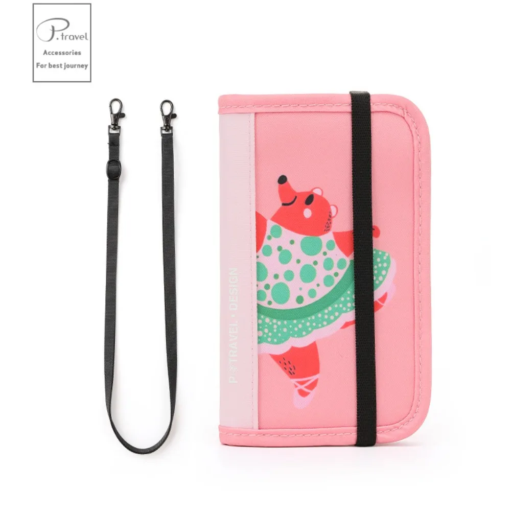 

Портативный нейлоновый чехол для карт и паспорта, сумка через плечо, обложка для паспорта, дорожный кошелек, многофункциональная сумка для хранения карт, мужская сумка