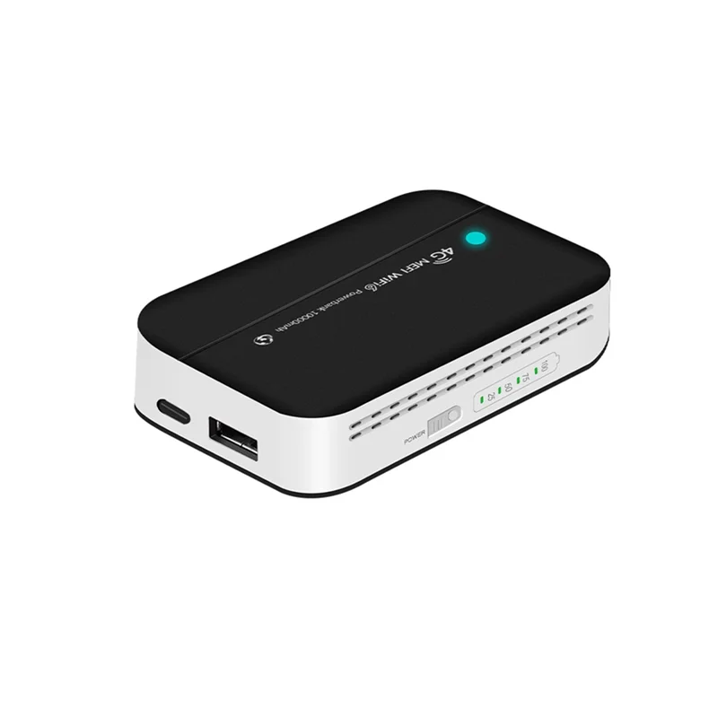 Elegante router Power Bank 4G LTE Wifi6 Capacità 10000Mah Tipo-C Ricarica esterna Router Wifi Hotspot Wifi mobile