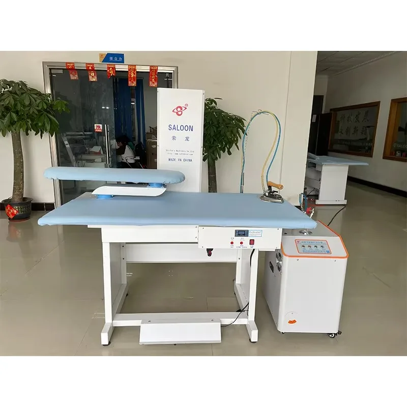 【Fashionable】Boiler and One Buck Industrial Vacuum Ironing Table Board for Garment Manufacturer