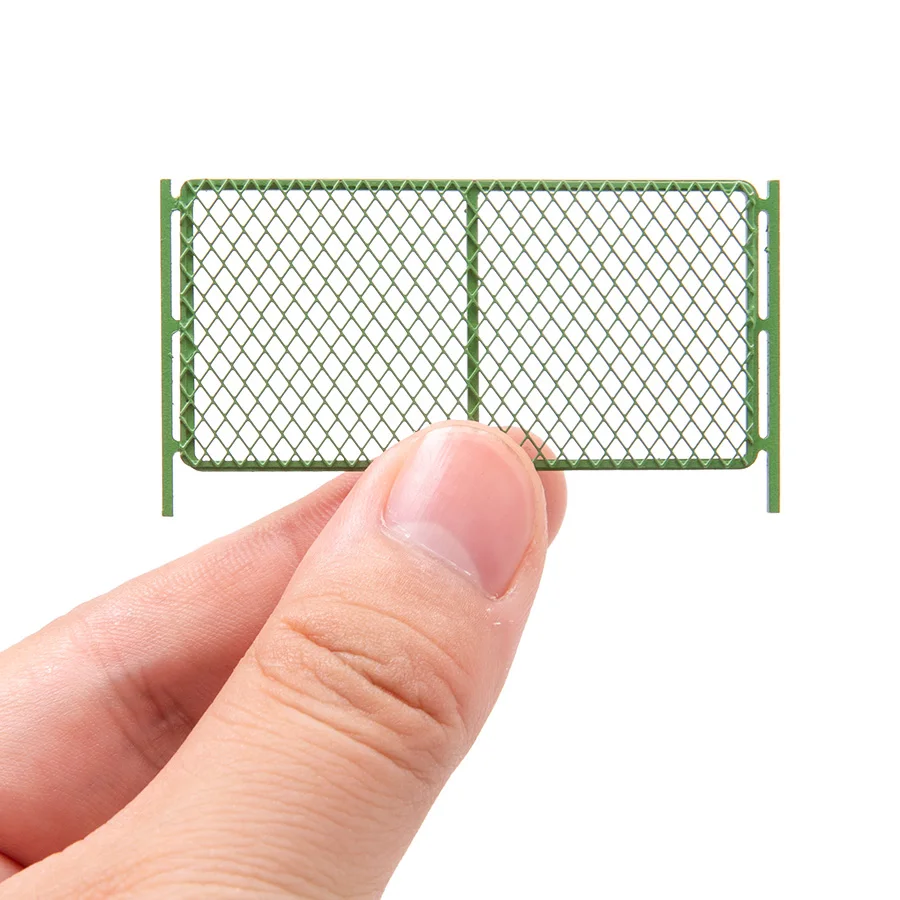 Ho Scale Miniature Railway Train Isolation Fence Model 1:87 Protective Fence for Diy Model Making/Sandtable Layout/Diorama 1PC