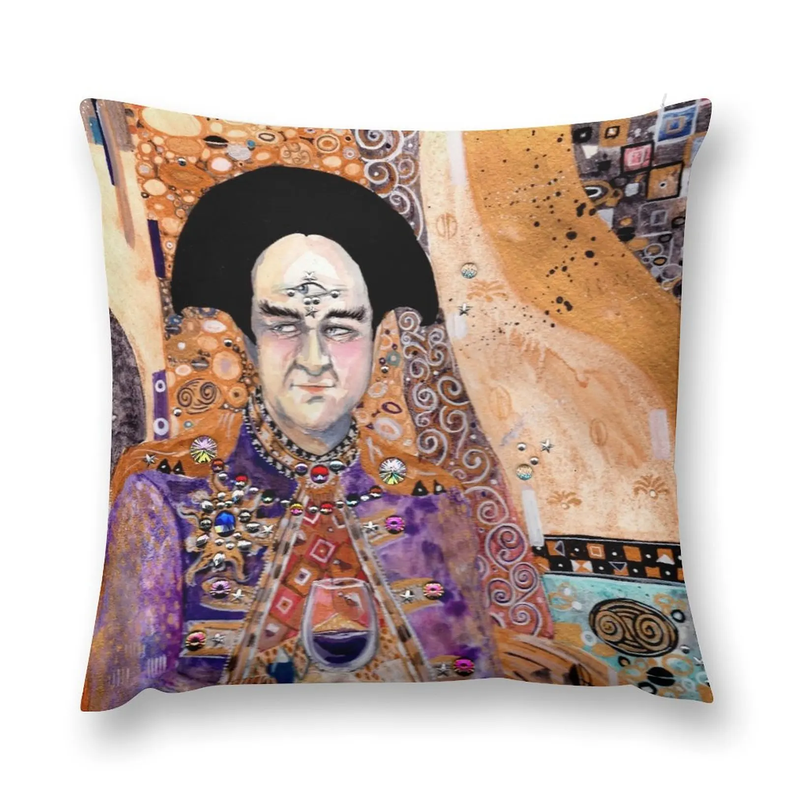 

seeing - Klimt Londo Mollari Throw Pillow Luxury Pillow Case Sofa Covers Pillow Decor Decorative pillowcase