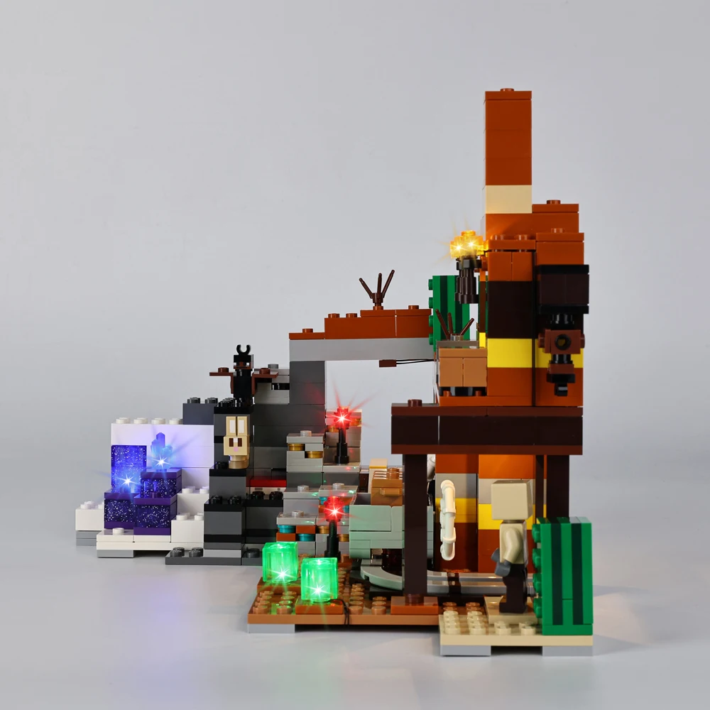 EASYLITE LED Light Set For The Badlands Mineshaft 21263 Collectible Model Bricks DIY Toys Only Lighting Kit