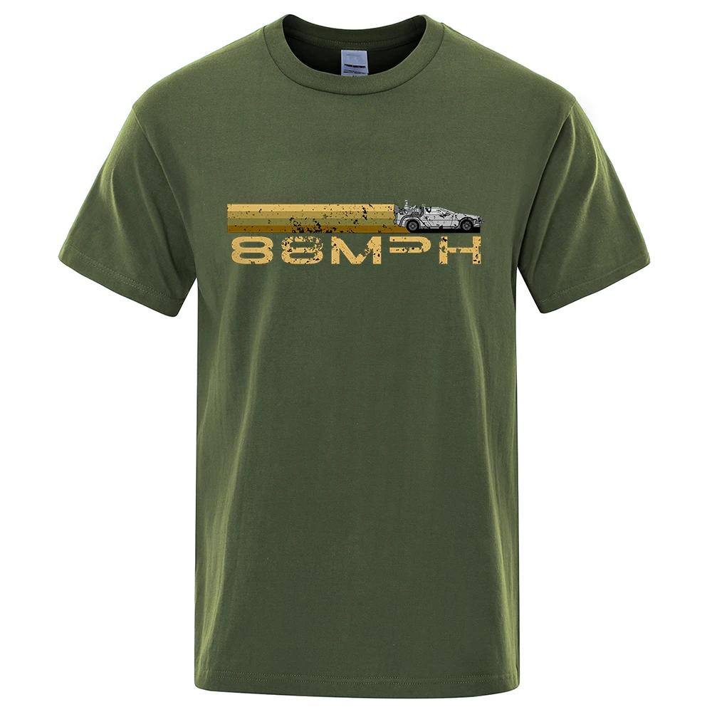 Mein Sport Auto 88Mph Druck Männer T-Shirt Mode Übergroßen Hohe Qualität Tops Sommer Atmungs T Kleidung Harajuku Baumwolle Tops