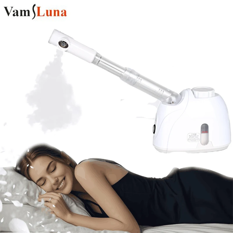 

Ozone Facial Steamer with Warm Mist 360° Adjustable Nozzle for Deep Cleansing and Home Spa Face Skin Care Whitening Humidifier