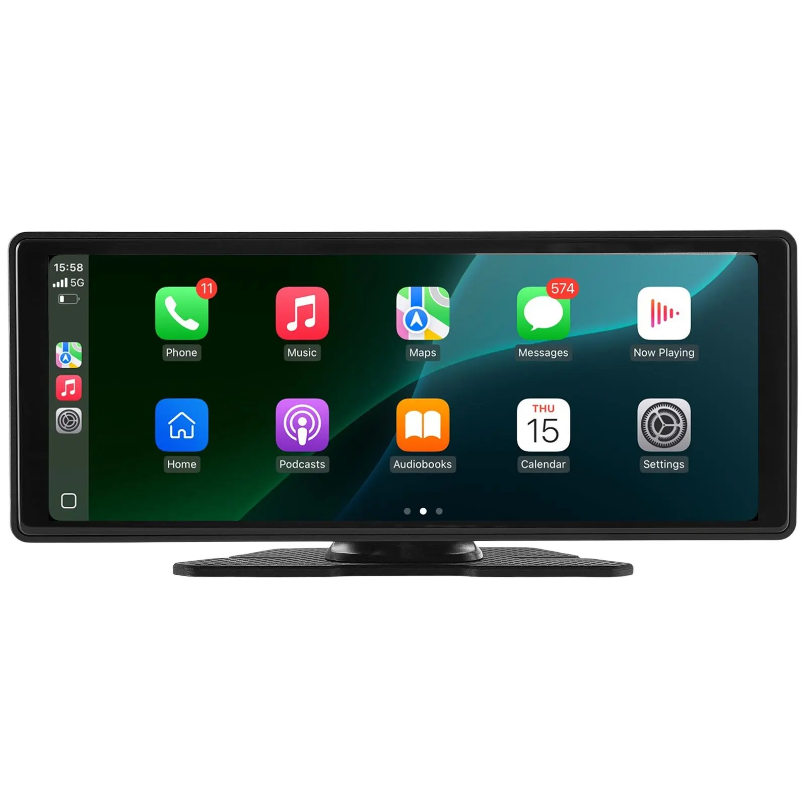 

Wireless Car Stereo, 10-Inch HD Portable Radio Touch Screen With Apple CarPlay And Android Auto, CarPlay Screen With Front &