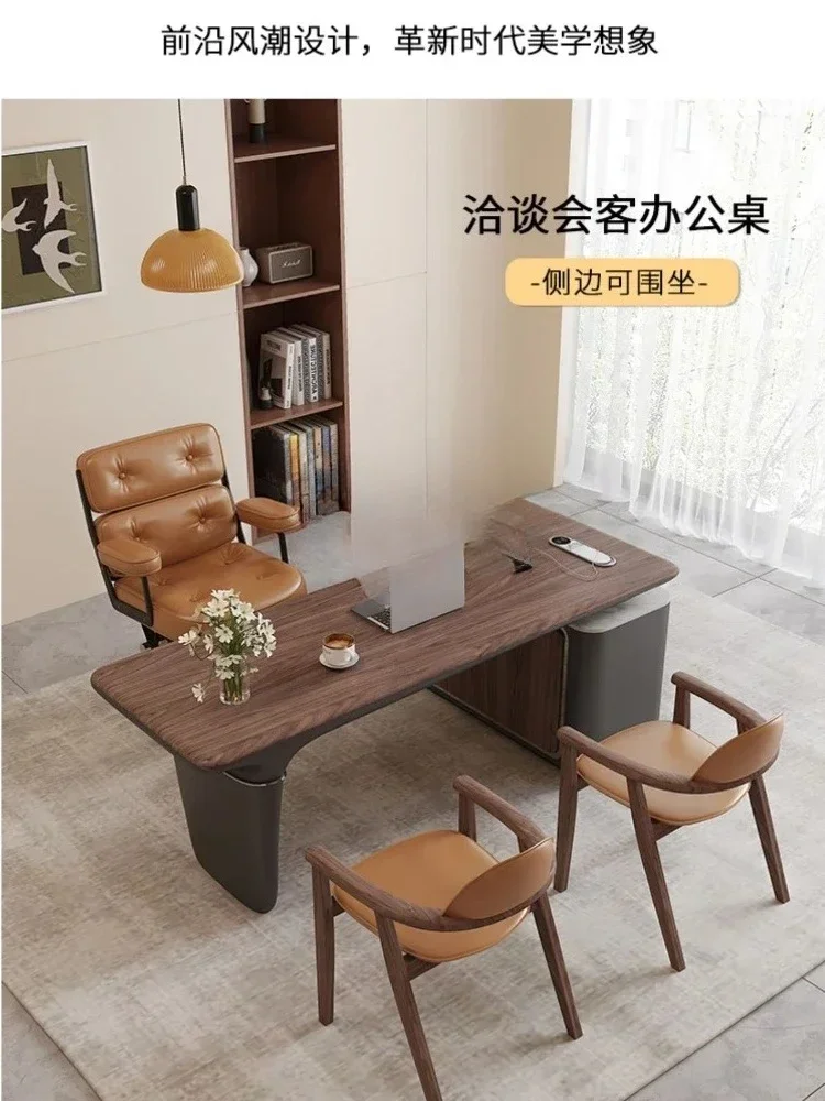 

Ретро стол из цельного дерева, встроенный угловой офисный современный итальянский многофункциональный чайный столик